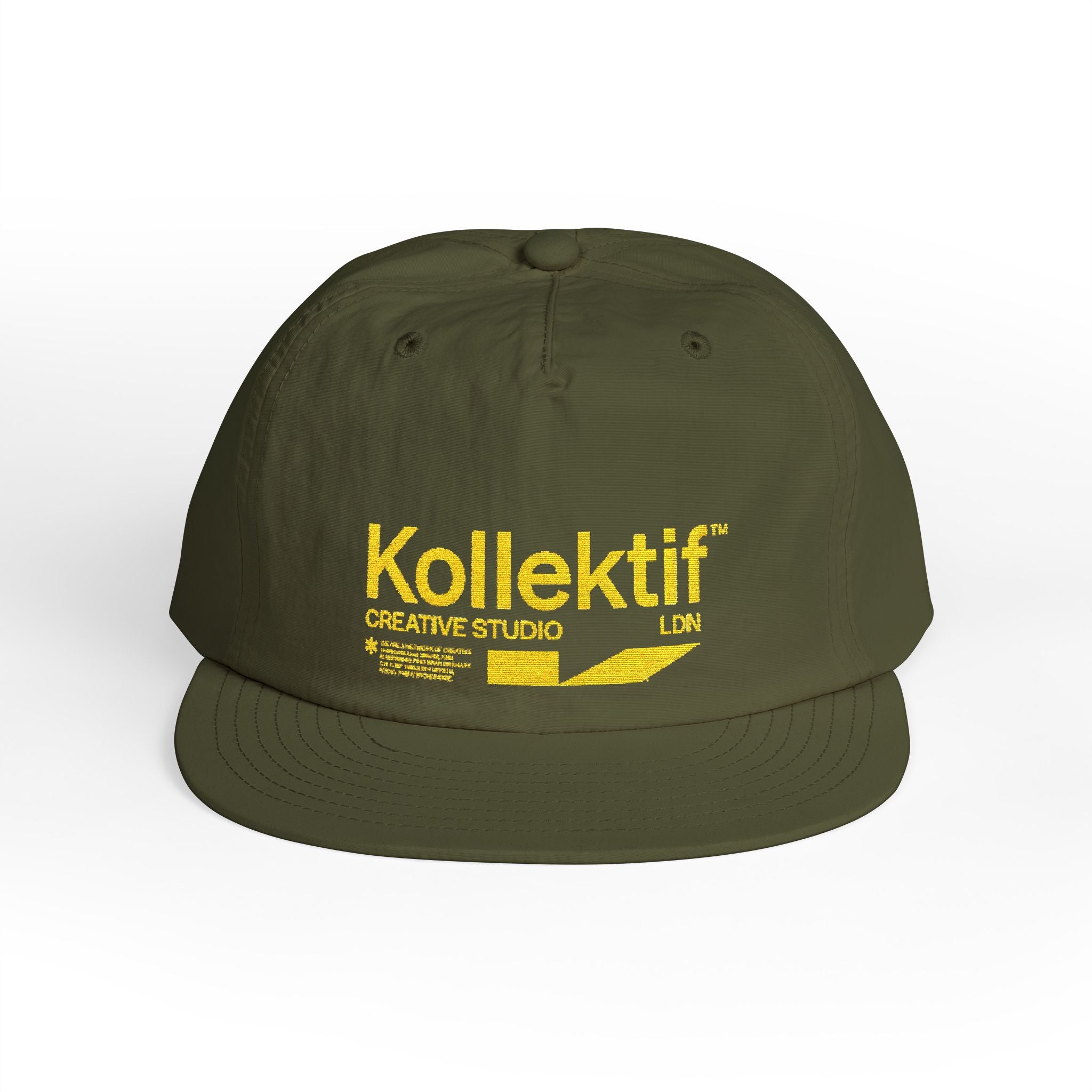 Surf Cap – Kollektif Gold Logo Snapback Hat