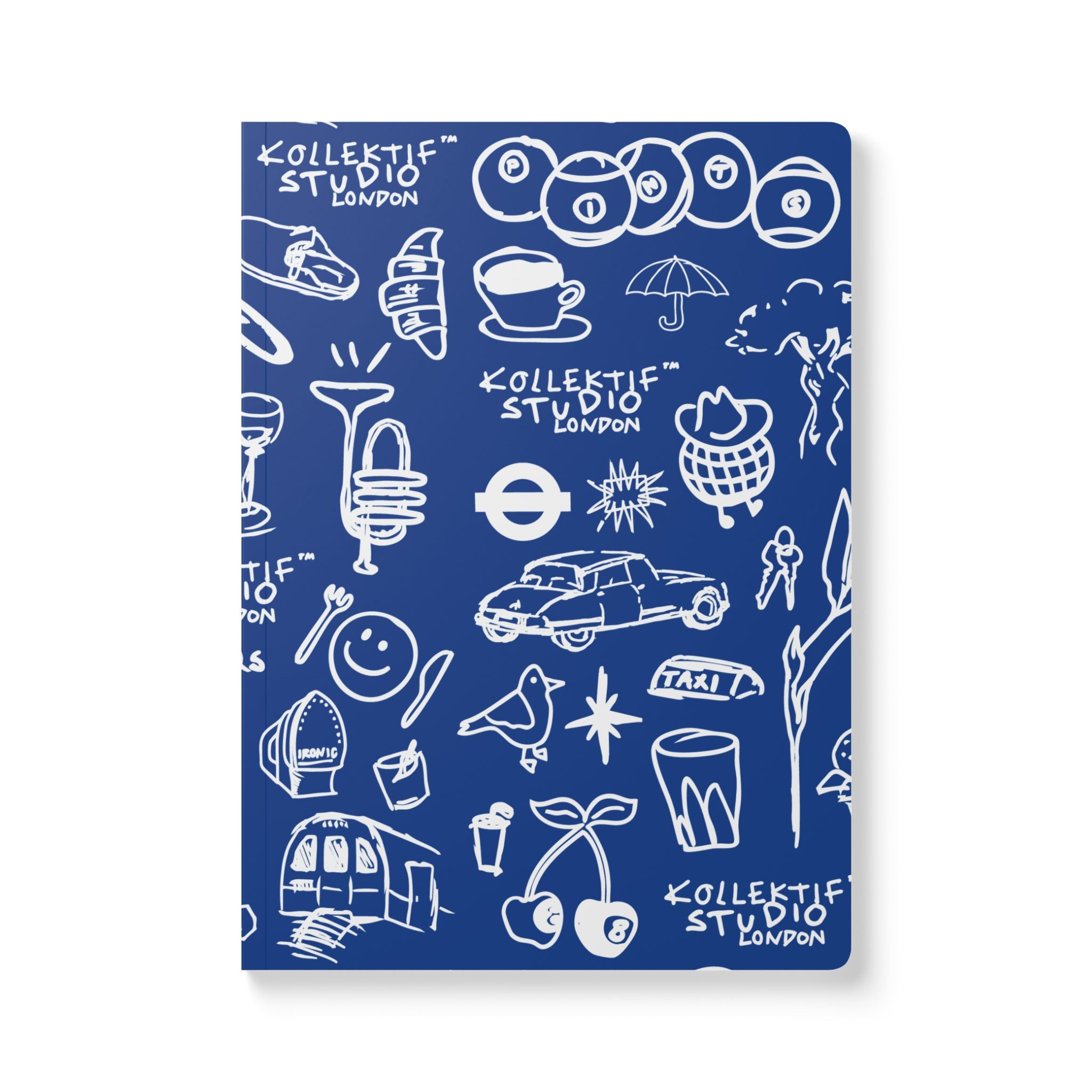 City Notes Softcover Journal — Blue